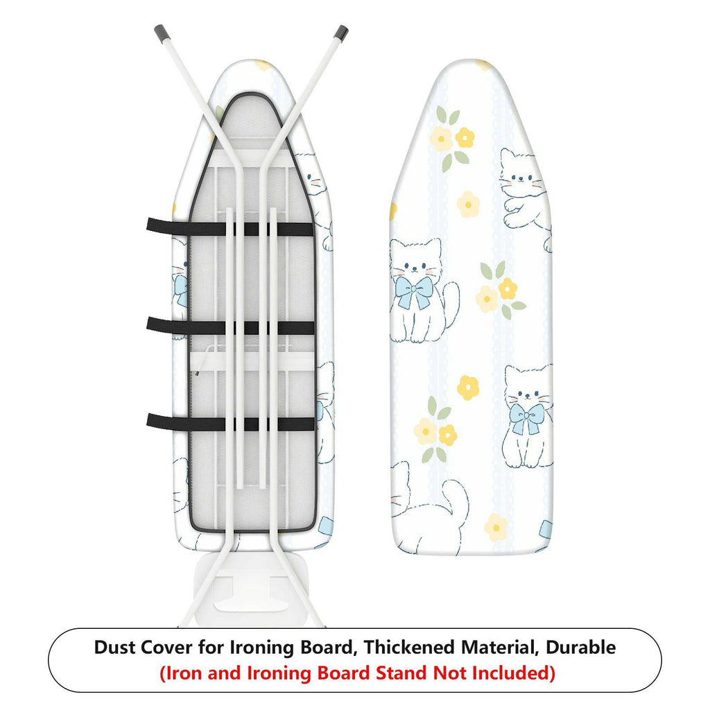 1-Piece Cat Flower  Ironing Board Cover, Universal Size, Without Board