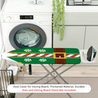 1-Piece Christmas Elf Candy Cane  Ironing Board Cover, Universal Size, Without Board