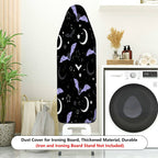 1-Piece Night Black Bat Moon Star  Ironing Board Cover, Universal Size, Without Board