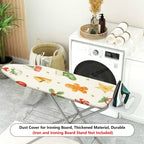 1-Piece Christmas Snowman Gingerbread  Ironing Board Cover, Universal Size, Without Board