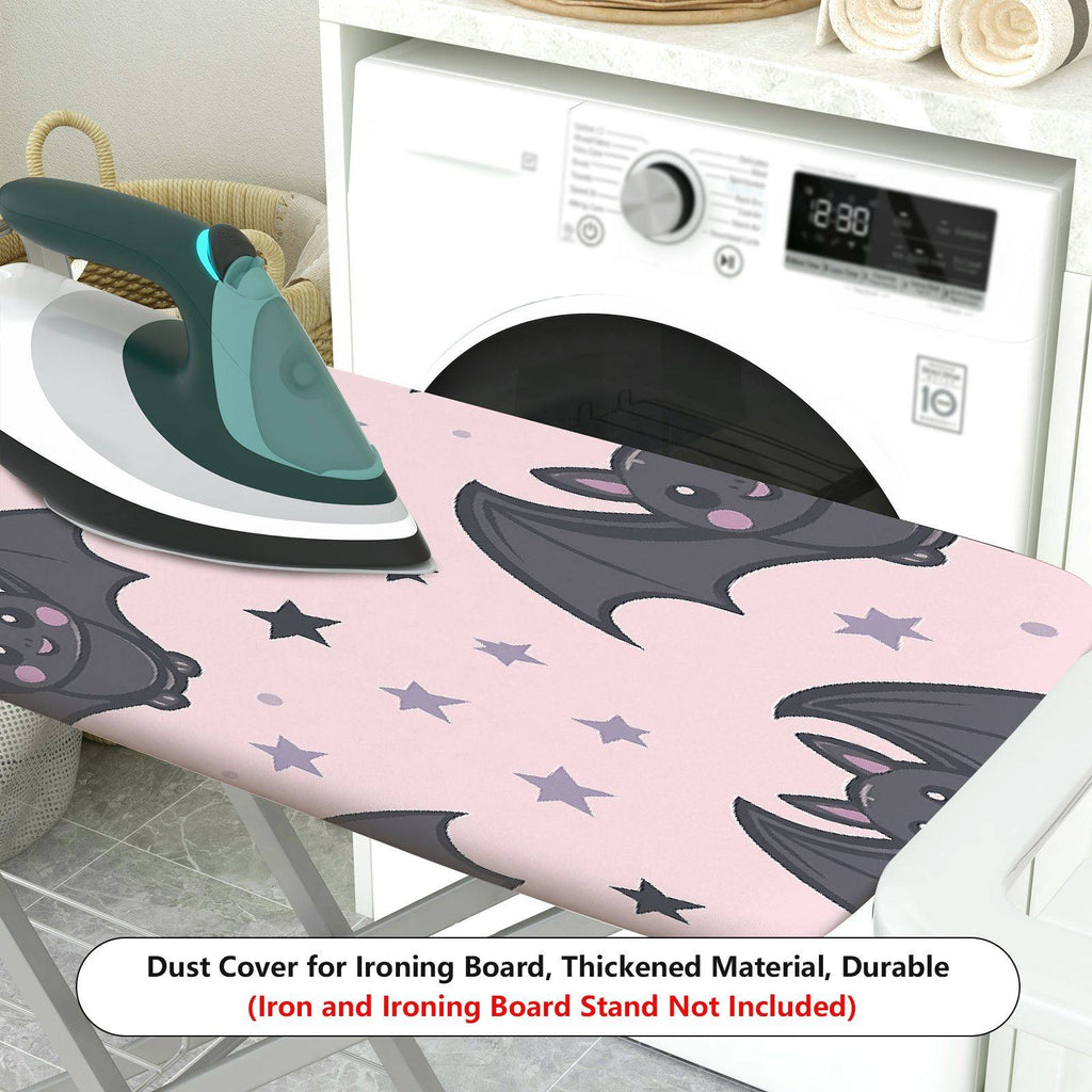 1-Piece Bat Stars Pink  Ironing Board Cover, Universal Size, Without Board