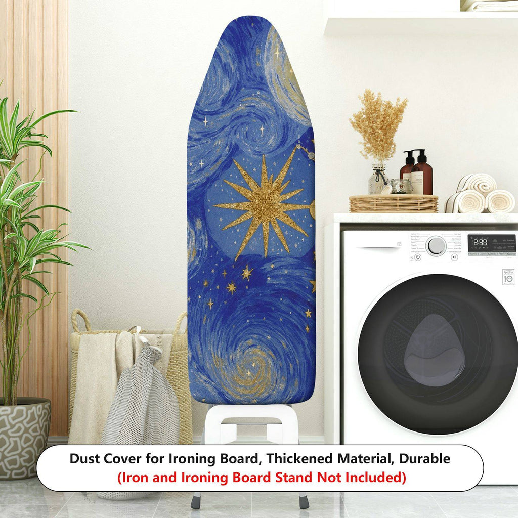 1-Piece Starry Night Galaxy Sky  Ironing Board Cover, Universal Size, Without Board