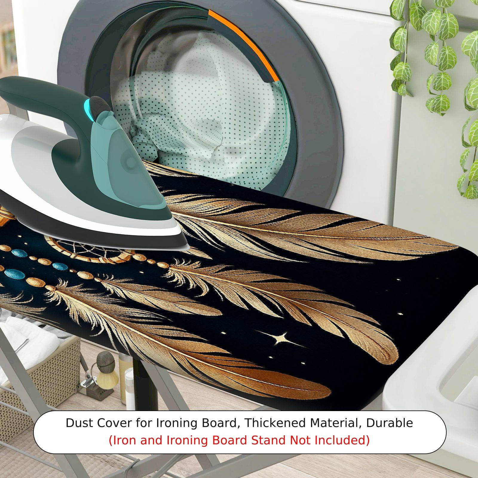 1-Piece Dreamcatcher Feather Star  Ironing Board Cover, Universal Size, Without Board