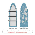 1-Piece Starfish Conch Turtle  Ironing Board Cover, Universal Size, Without Board