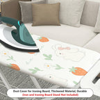 1-Piece Strawberry Floral Animal  Ironing Board Cover, Universal Size, Without Board