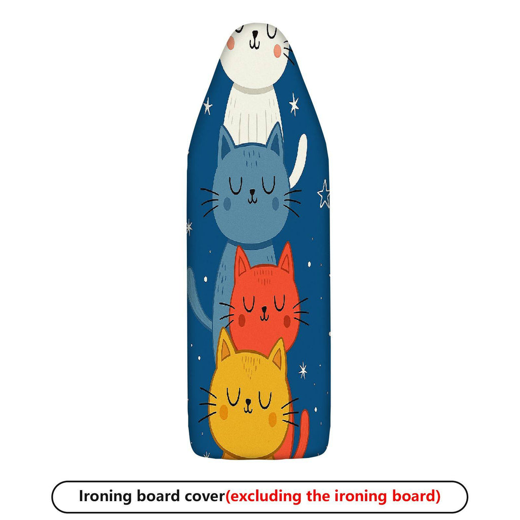 1-Piece Cat Starry Night  Ironing Board Cover, Universal Size, Without Board