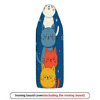 1-Piece Cat Starry Night  Ironing Board Cover, Universal Size, Without Board