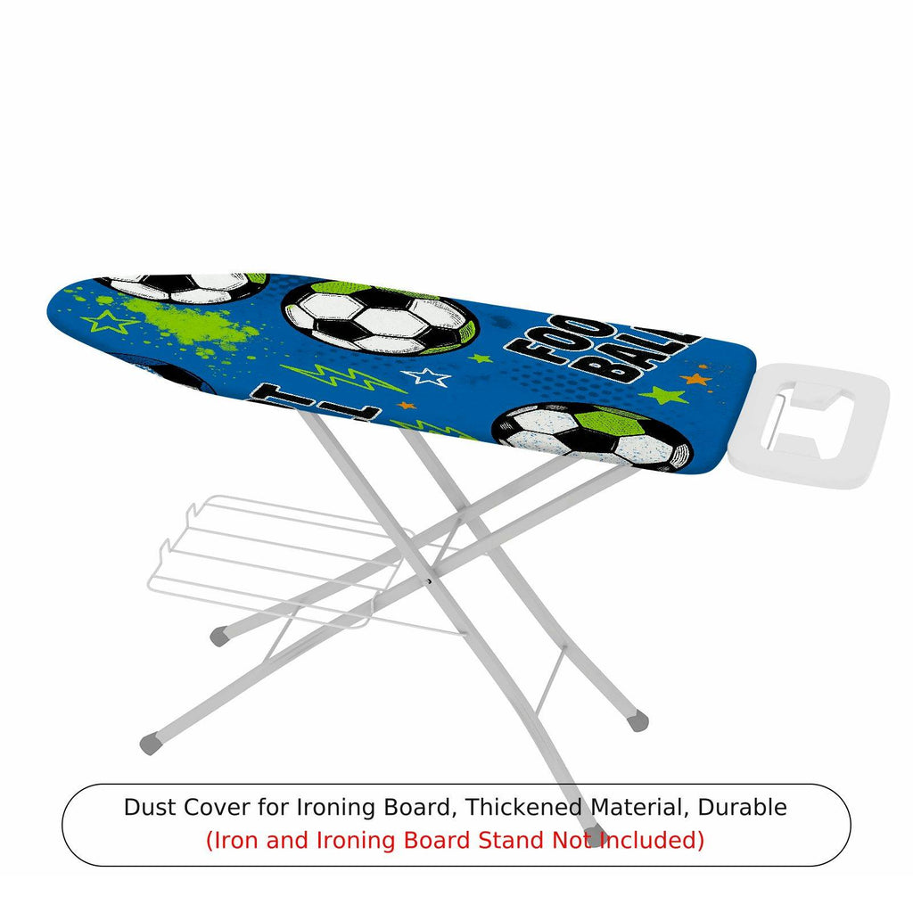 1-Piece Football Soccer Stars  Ironing Board Cover, Universal Size, Without Board