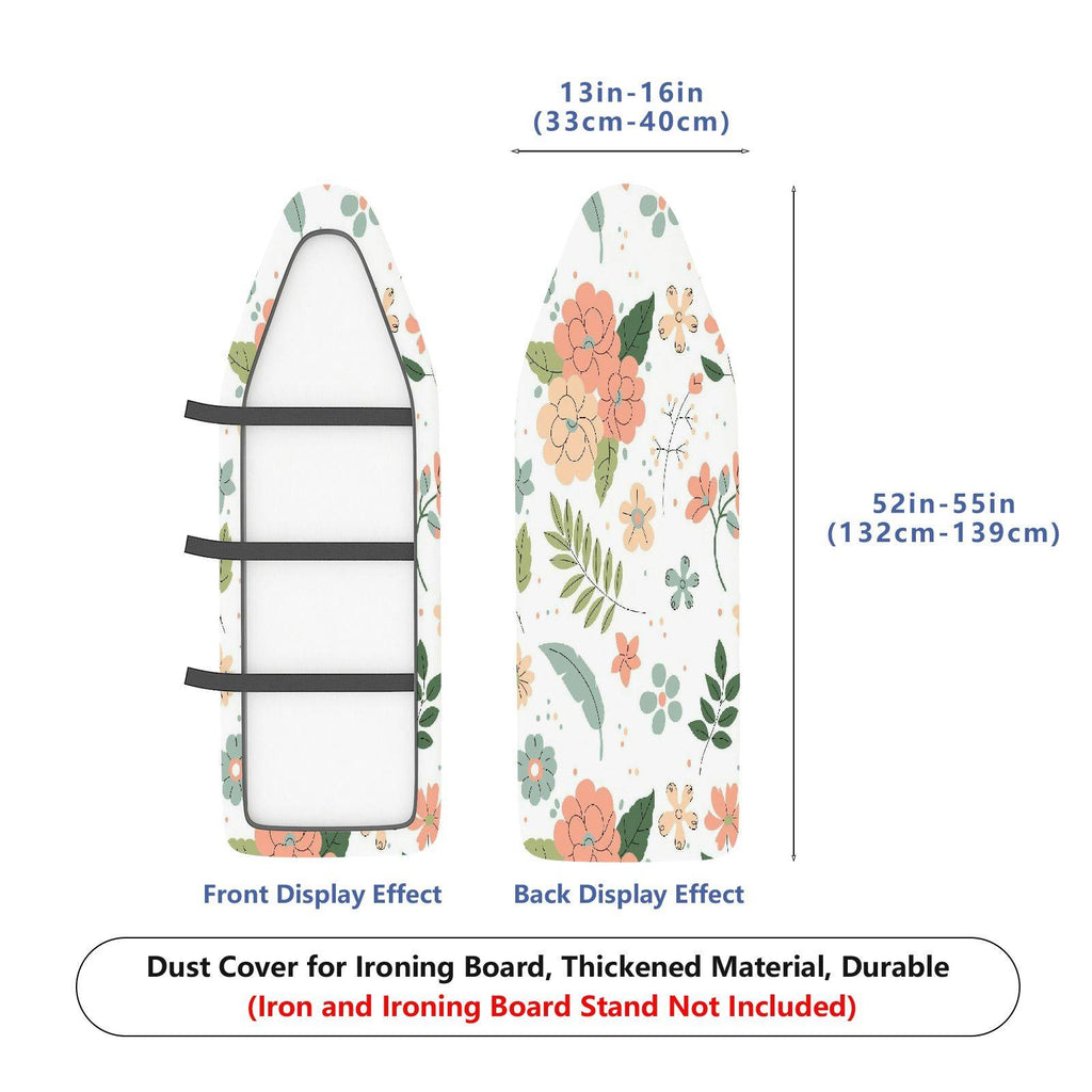 1-Piece Floral Tropical Nature  Ironing Board Cover, Universal Size, Without Board