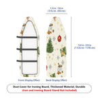 1-Piece Christmas Tree Ornament Star  Ironing Board Cover, Universal Size, Without Board