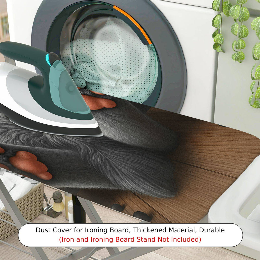 1-Piece Cat Paw Print Fur  Ironing Board Cover, Universal Size, Without Board