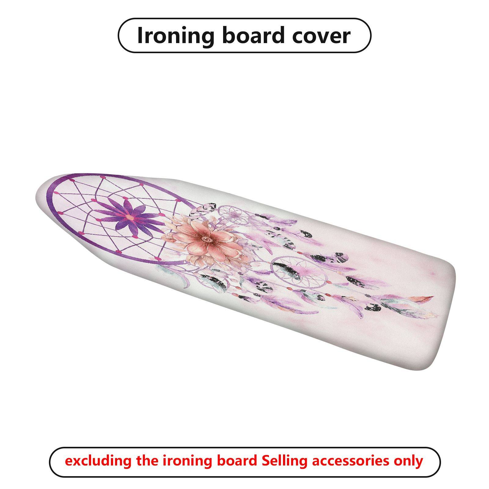 1-Piece Dreamcatcher Flower Feather  Ironing Board Cover, Universal Size, Without Board