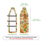 1-Piece Floral Pattern Vintage Retro  Ironing Board Cover, Universal Size, Without Board