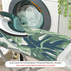 1-Piece Tropical Leaf Pattern Green  Ironing Board Cover, Universal Size, Without Board