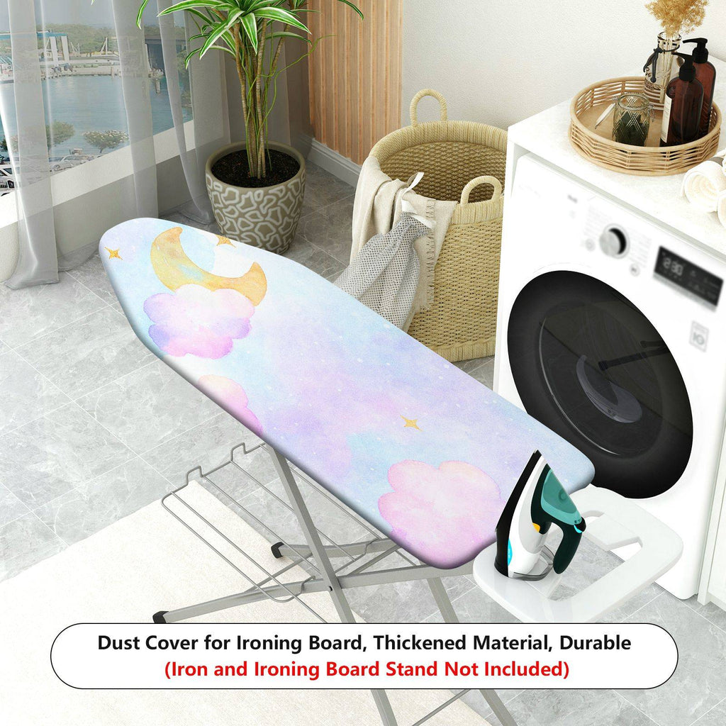 1-Piece Starry Sky Moon Cloud  Ironing Board Cover, Universal Size, Without Board