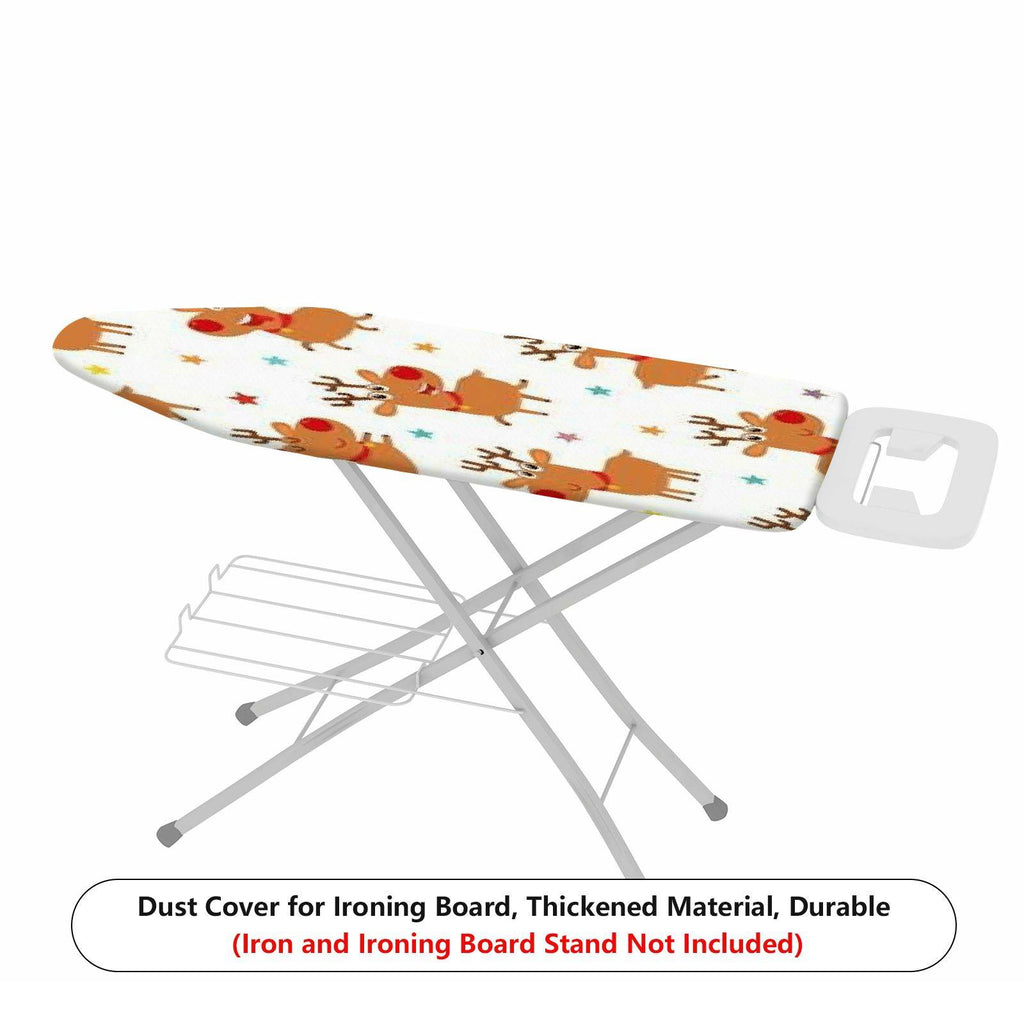 1-Piece Reindeer Festive Star  Ironing Board Cover, Universal Size, Without Board