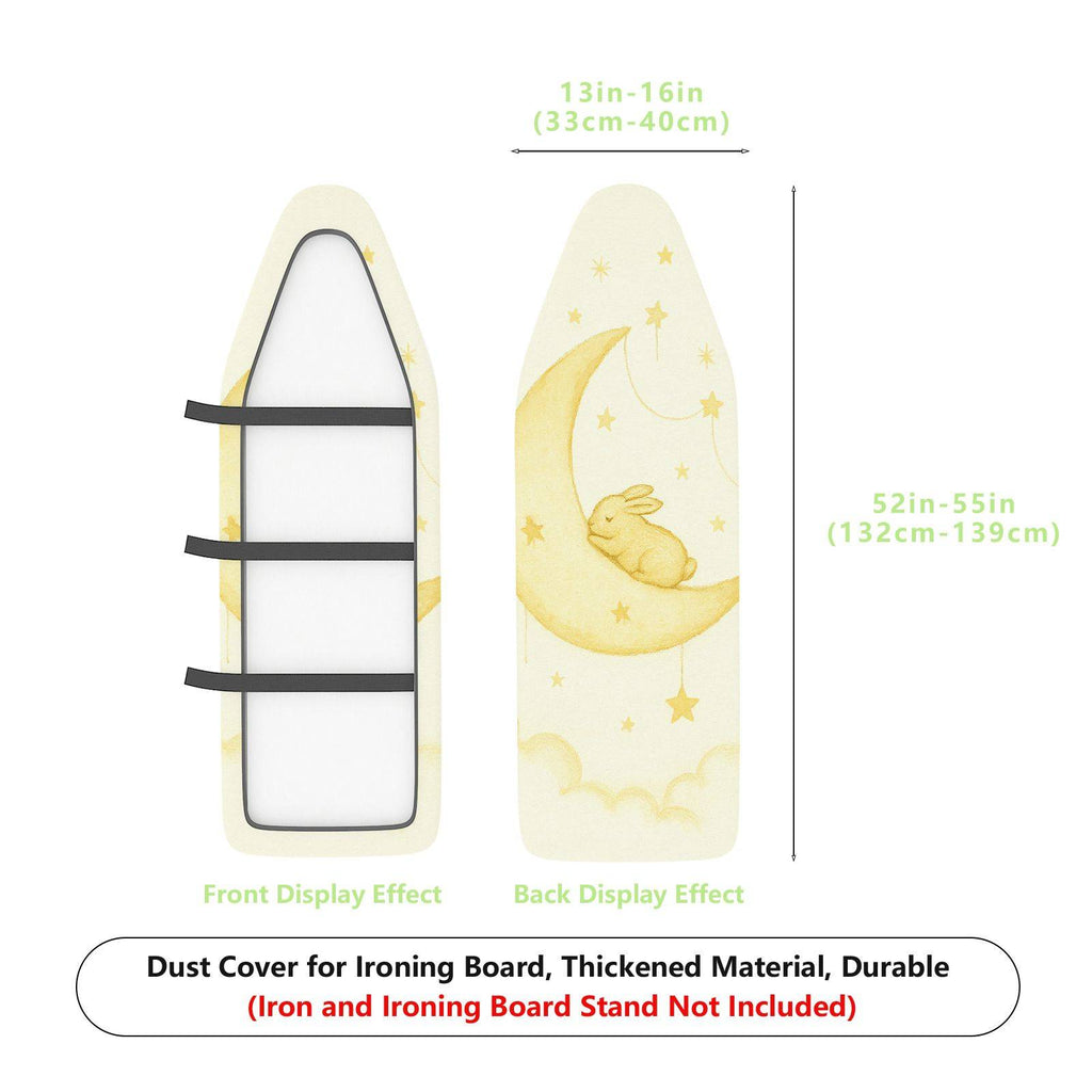 1-Piece Moon Rabbit Stars Heaven  Ironing Board Cover, Universal Size, Without Board