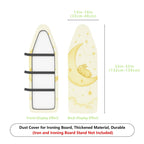 1-Piece Moon Rabbit Stars Heaven  Ironing Board Cover, Universal Size, Without Board