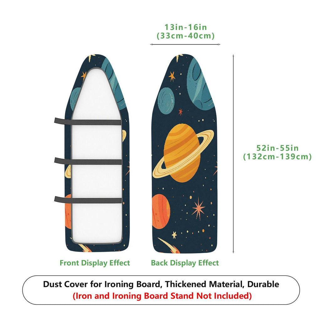 1-Piece Space Planet Star  Ironing Board Cover, Universal Size, Without Board