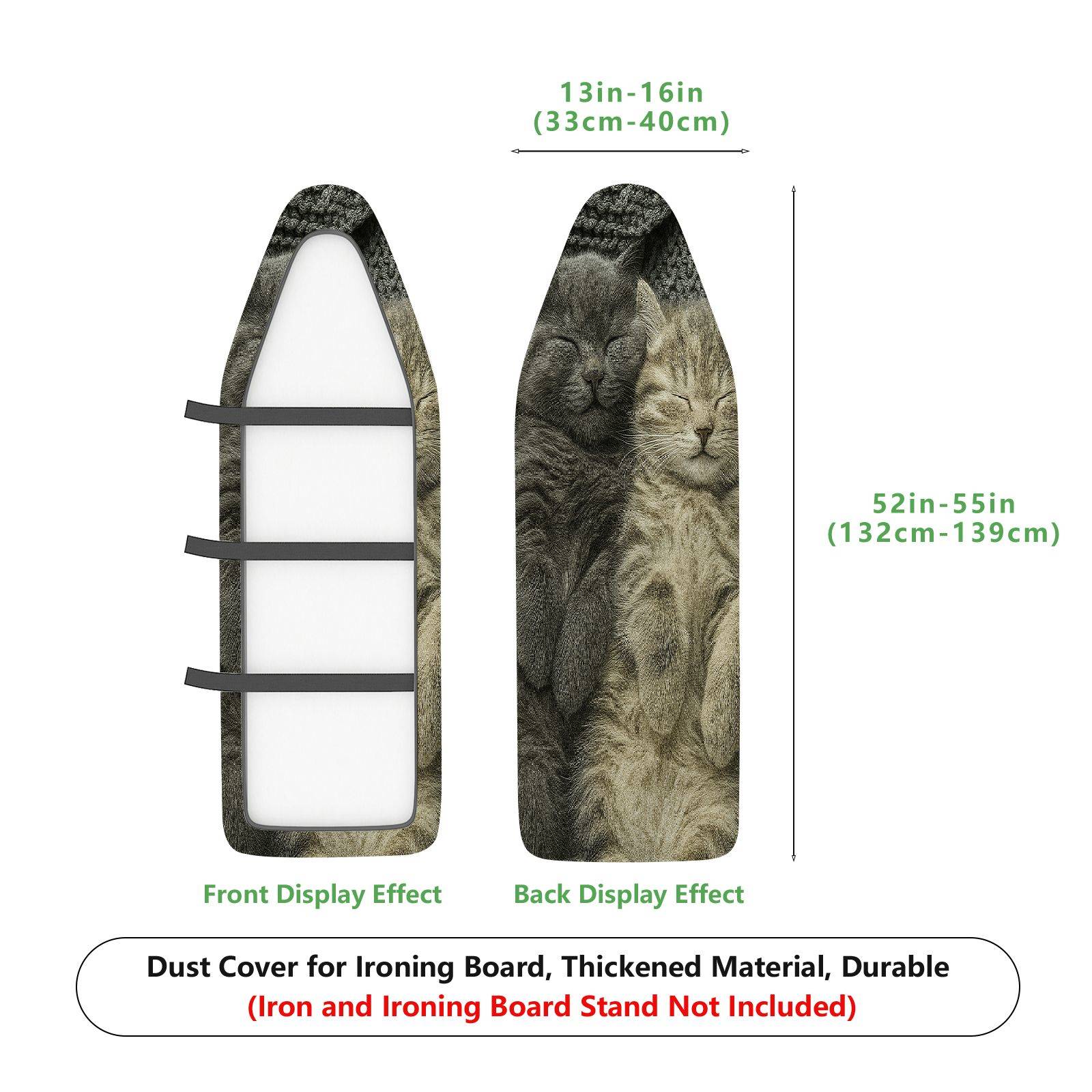 1-Piece Cat Sleeping Cozy Relax  Ironing Board Cover, Universal Size, Without Board