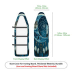 1-Piece Dreamcatcher Wolf Moon  Ironing Board Cover, Universal Size, Without Board