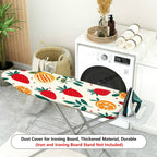 1-Piece Fresh Fruit Strawberry Orange Pattern  Ironing Board Cover, Universal Size, Without Board
