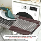 1-Piece Striped Geometric Modern  Ironing Board Cover, Universal Size, Without Board