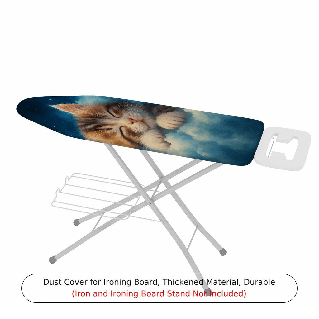 1-Piece Cat Clouds Stars  Ironing Board Cover, Universal Size, Without Board