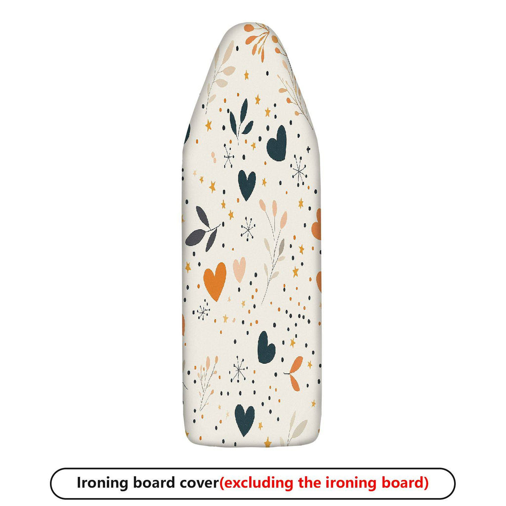 1-Piece Heart Star Floral  Ironing Board Cover, Universal Size, Without Board