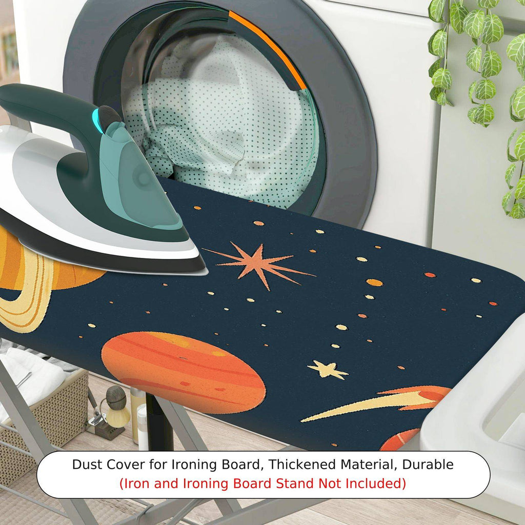1-Piece Space Planet Star  Ironing Board Cover, Universal Size, Without Board