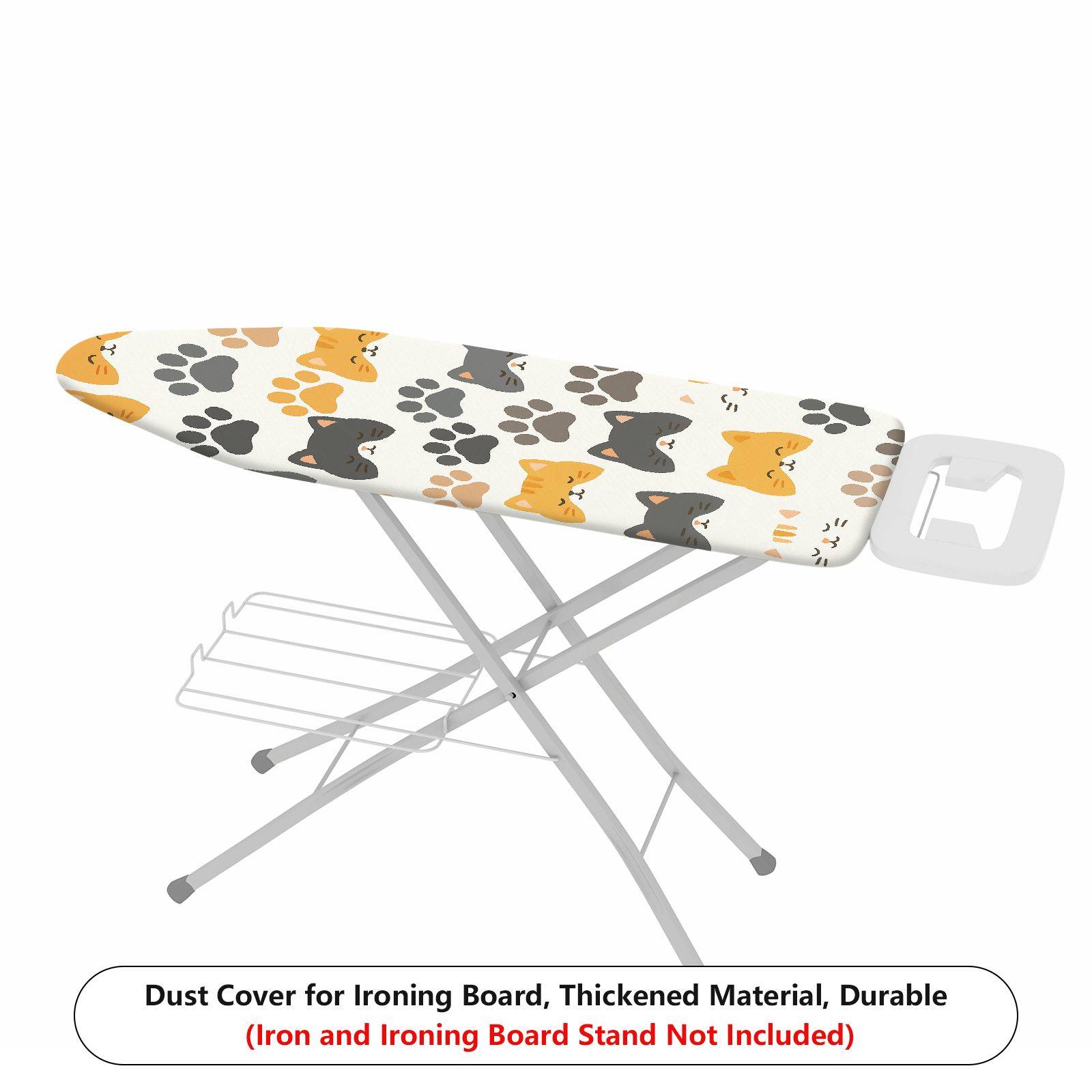 1-Piece Cat Paw Print  Pattern  Ironing Board Cover, Universal Size, Without Board