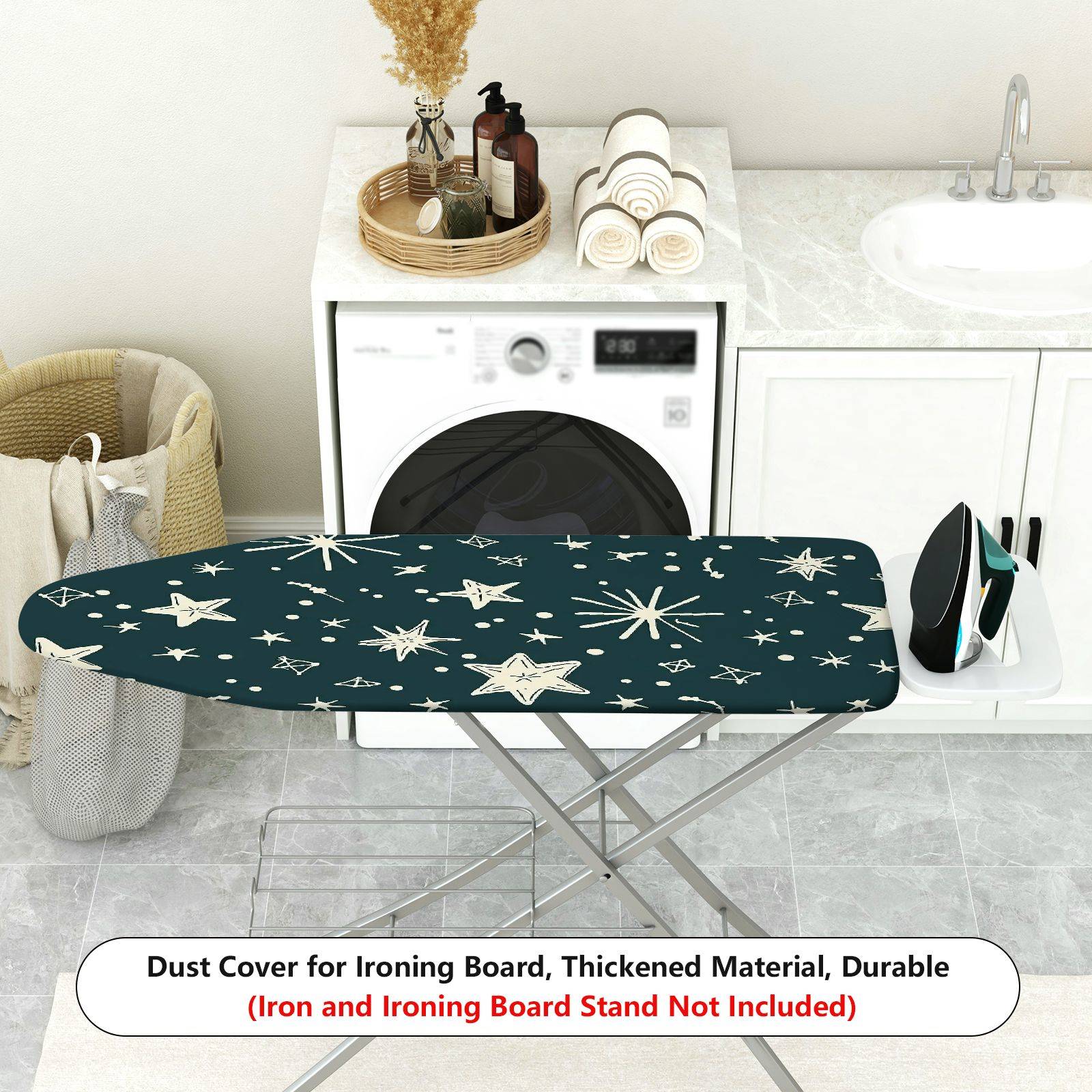 1-Piece Starry Sky Patterned Decorative Stylish  Ironing Board Cover, Universal Size, Without Board