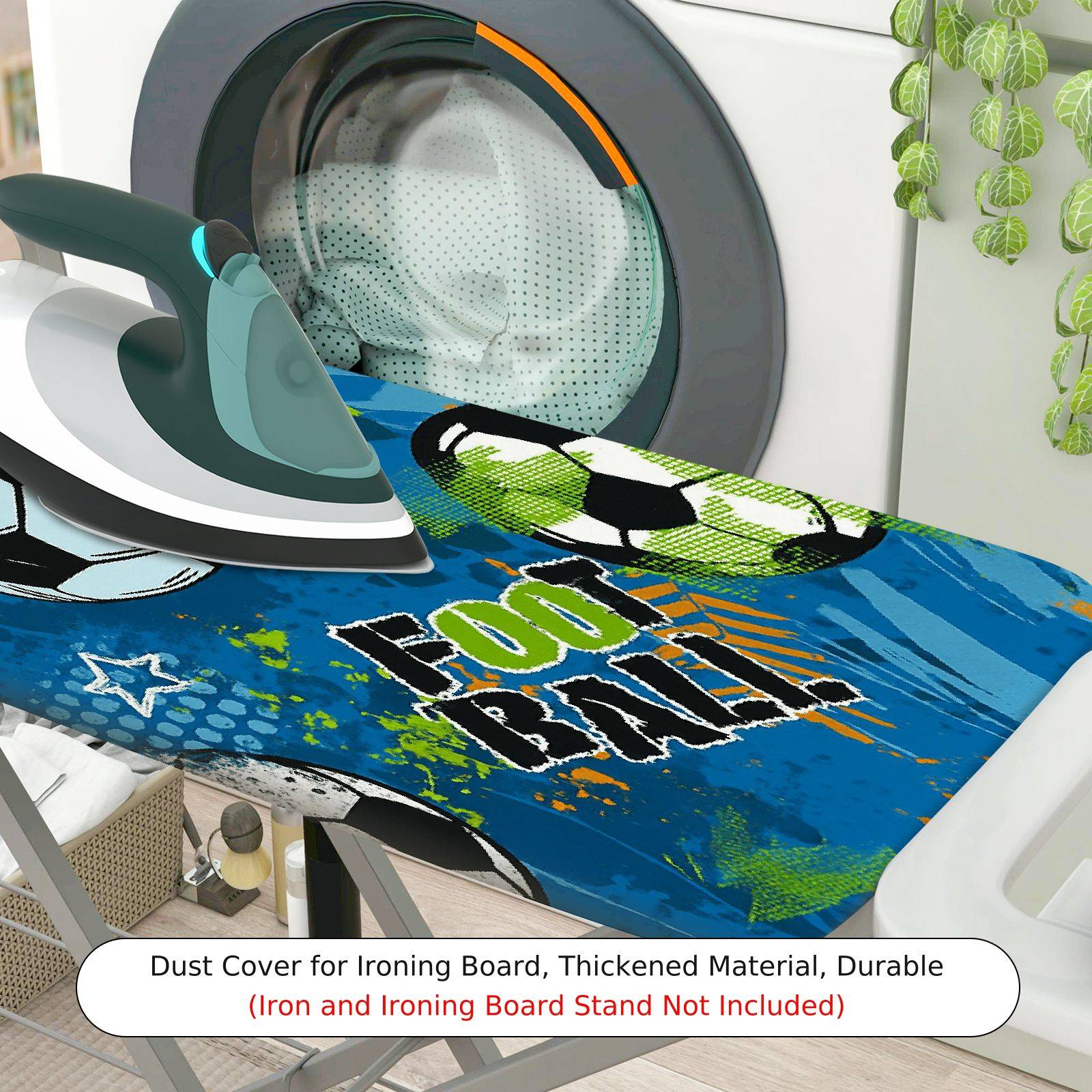 1-Piece Soccer Star Sports  Ironing Board Cover, Universal Size, Without Board