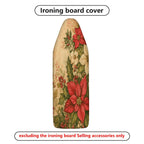 1-Piece Christmas Floral Festive  Ironing Board Cover, Universal Size, Without Board