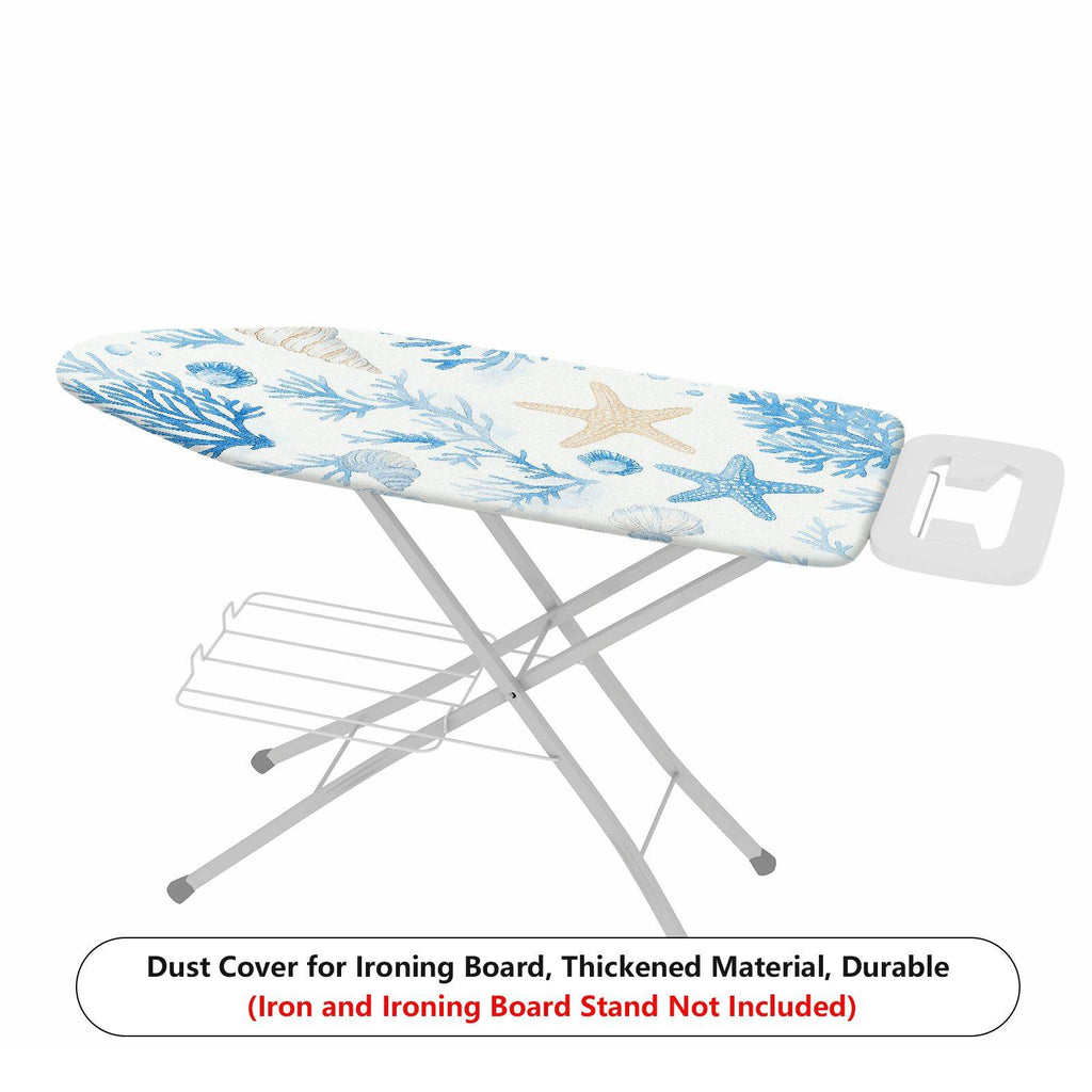 1-Piece Starfish Shell Coral  Ironing Board Cover, Universal Size, Without Board