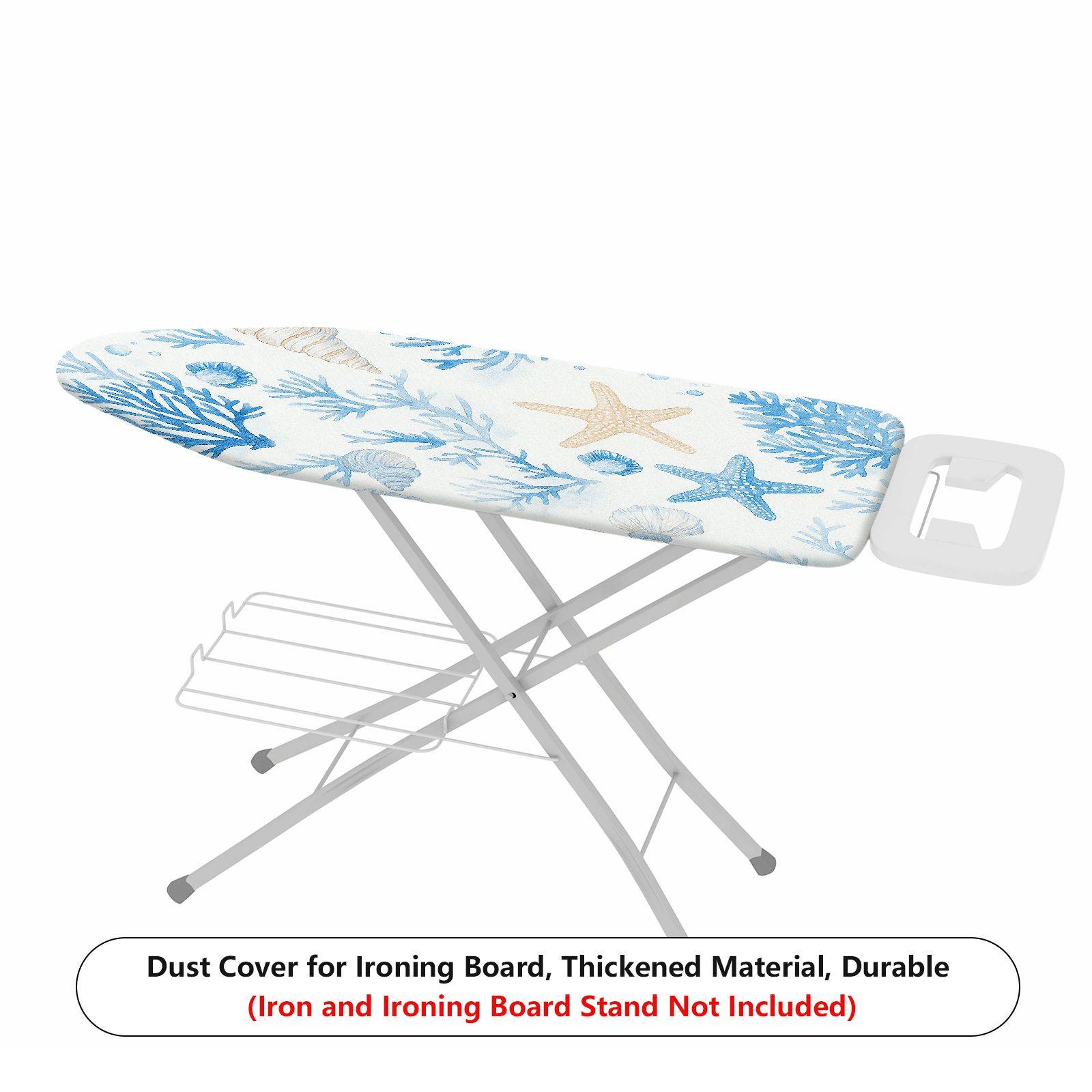 1-Piece Starfish Shell Coral  Ironing Board Cover, Universal Size, Without Board