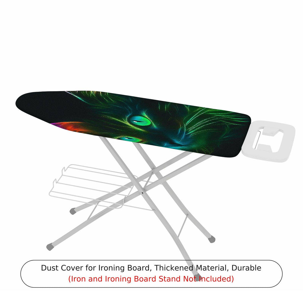1-Piece Cat  Light Art  Ironing Board Cover, Universal Size, Without Board
