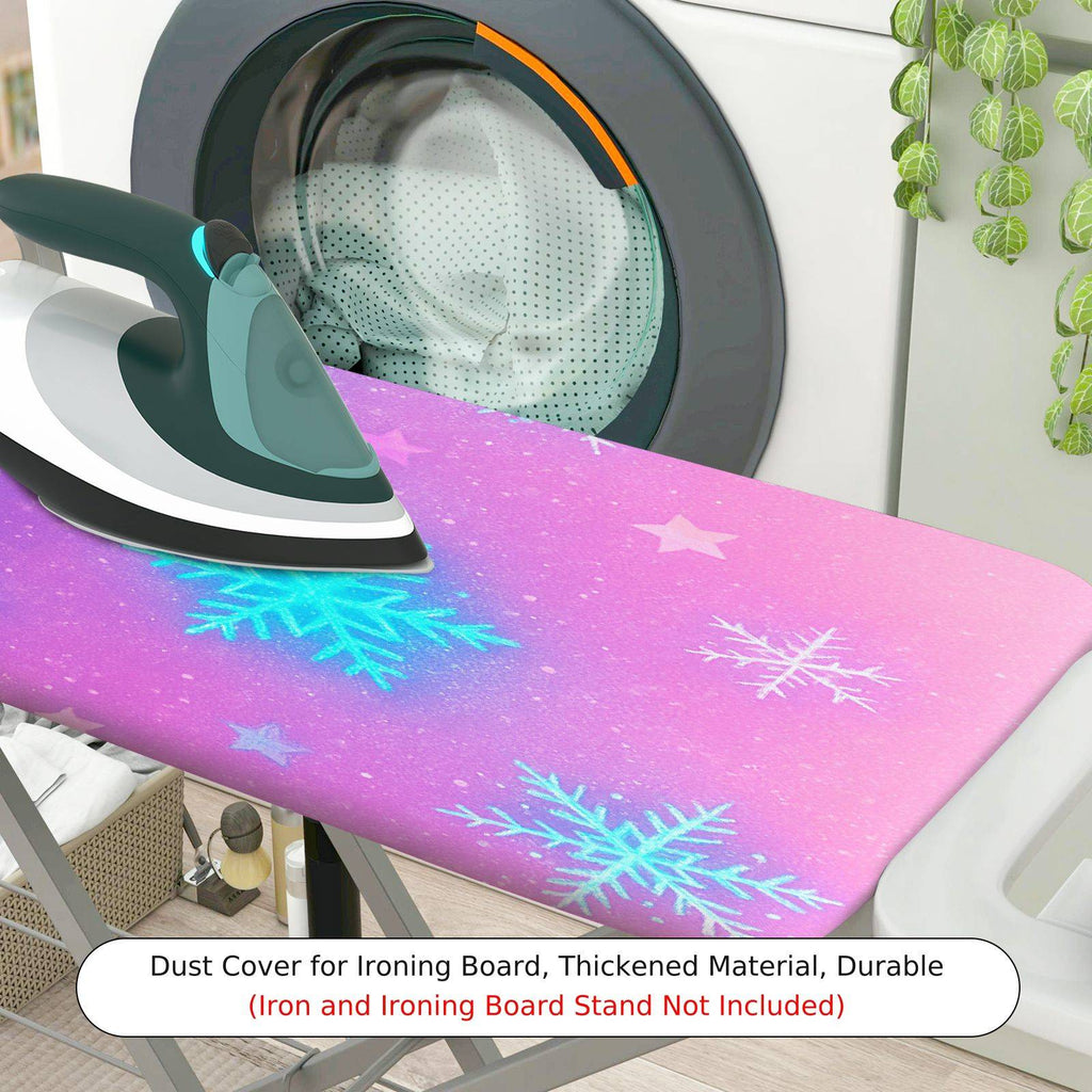 1-Piece Snowflake Star Galaxy  Ironing Board Cover, Universal Size, Without Board