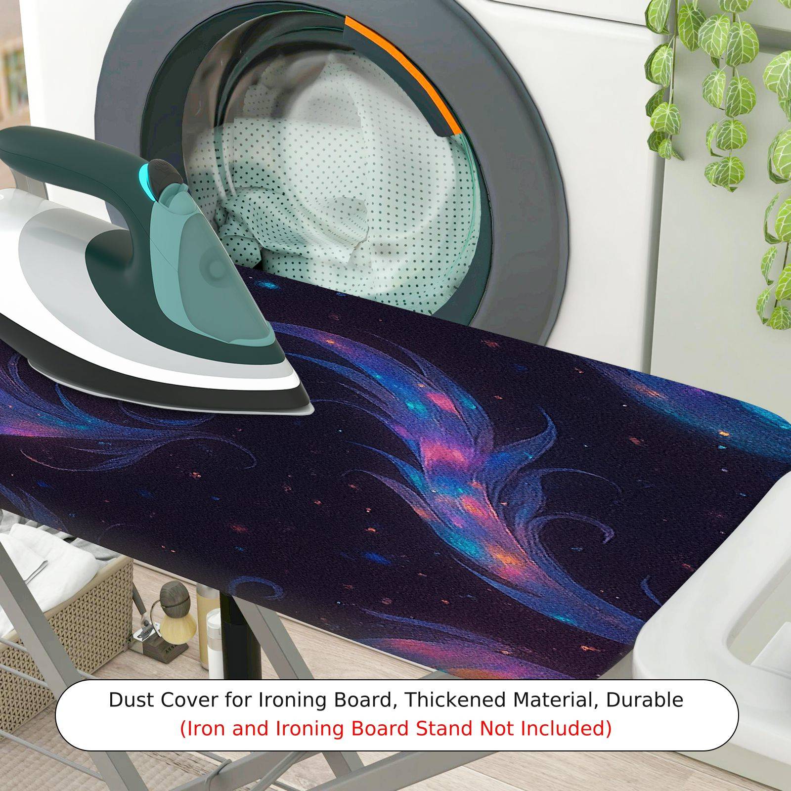 1-Piece Galaxy Nebula Starry Sky  Ironing Board Cover, Universal Size, Without Board