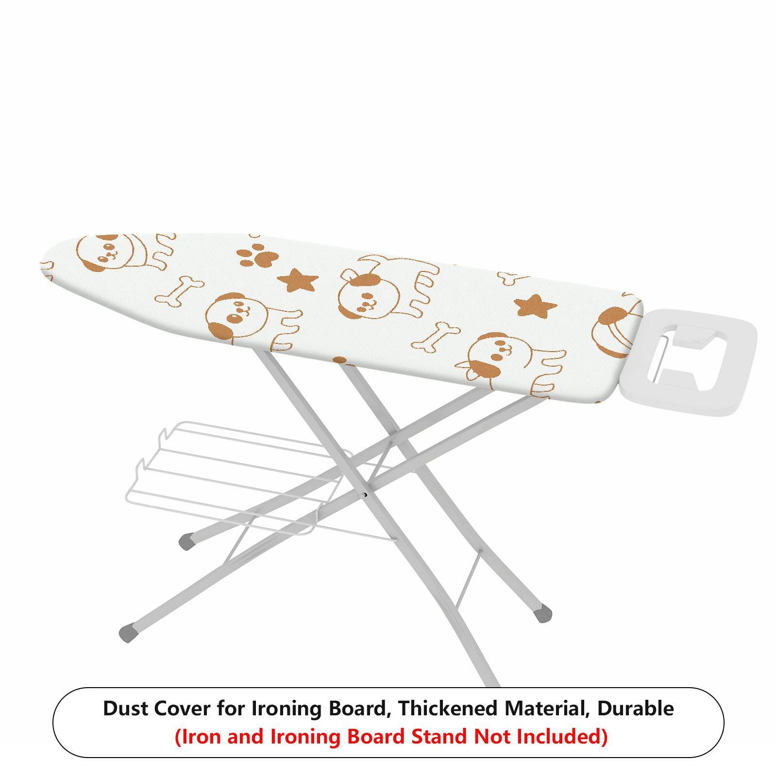 1-Piece Cute Dog Paws Bones  Ironing Board Cover, Universal Size, Without Board