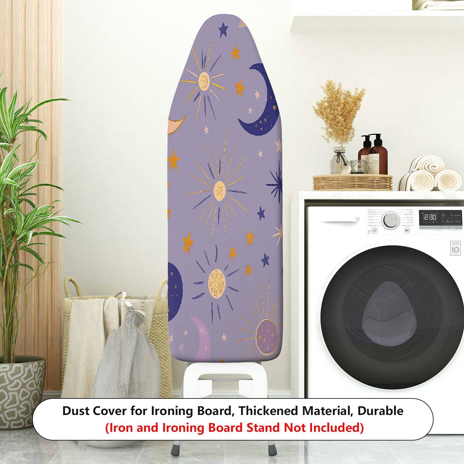 1-Piece Moon Star Sun  Ironing Board Cover, Universal Size, Without Board
