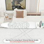 1-Piece Christmas Festive Season Santa  Ironing Board Cover, Universal Size, Without Board