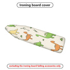 1-Piece Dinosaur  Animal Green  Ironing Board Cover, Universal Size, Without Board