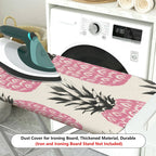 1-Piece Pink Pineapple Tropical Fruit Pattern  Ironing Board Cover, Universal Size, Without Board