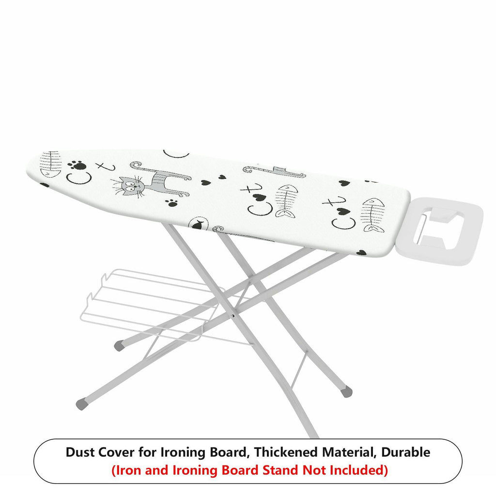 1-Piece Cat Fish Paw  Ironing Board Cover, Universal Size, Without Board