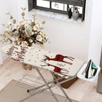 1-Piece Christmas Reindeer Snowflakes  Ironing Board Cover, Universal Size, Without Board