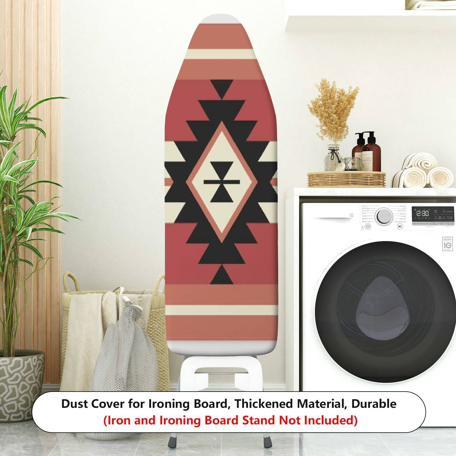 1-Piece Geometric Tribal Pattern Retro Ethnic Style  Ironing Board Cover, Universal Size, Without Board
