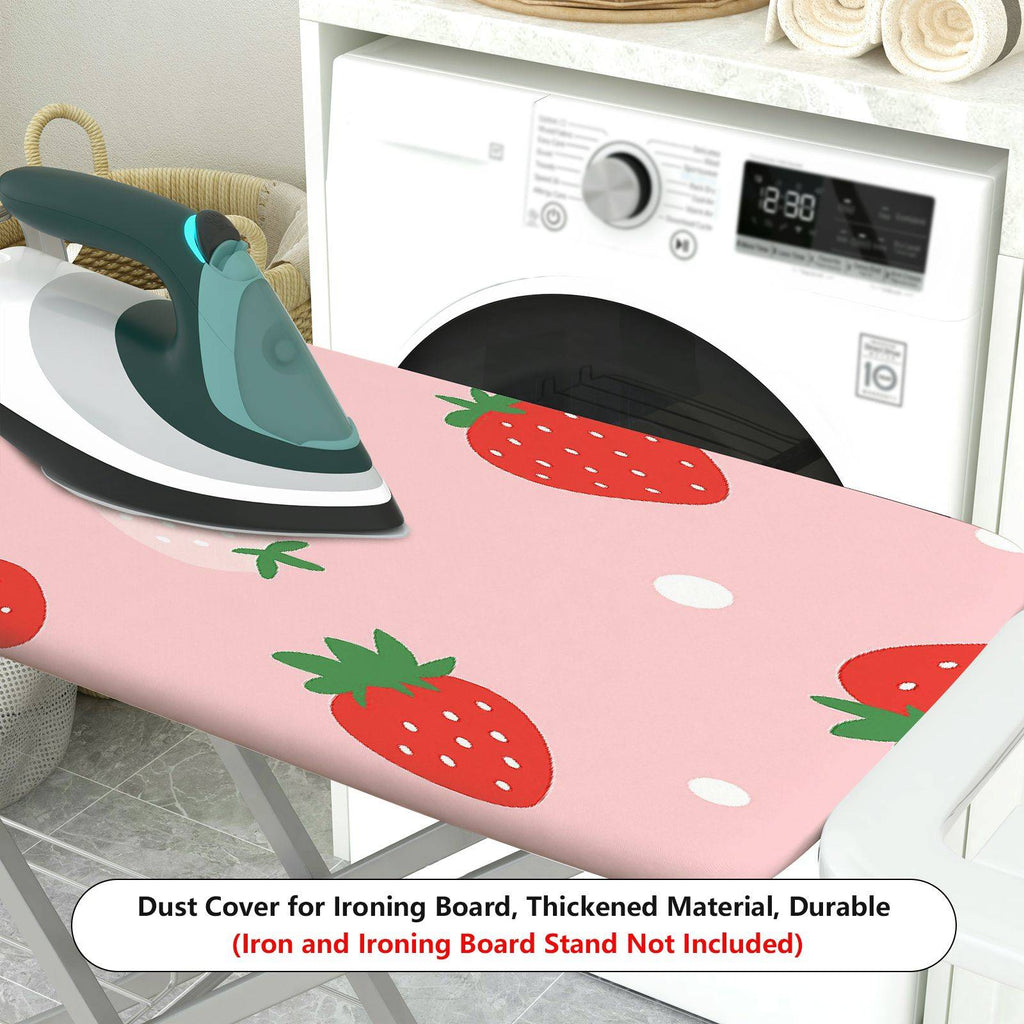 1-Piece Strawberry Pink Red  Ironing Board Cover, Universal Size, Without Board