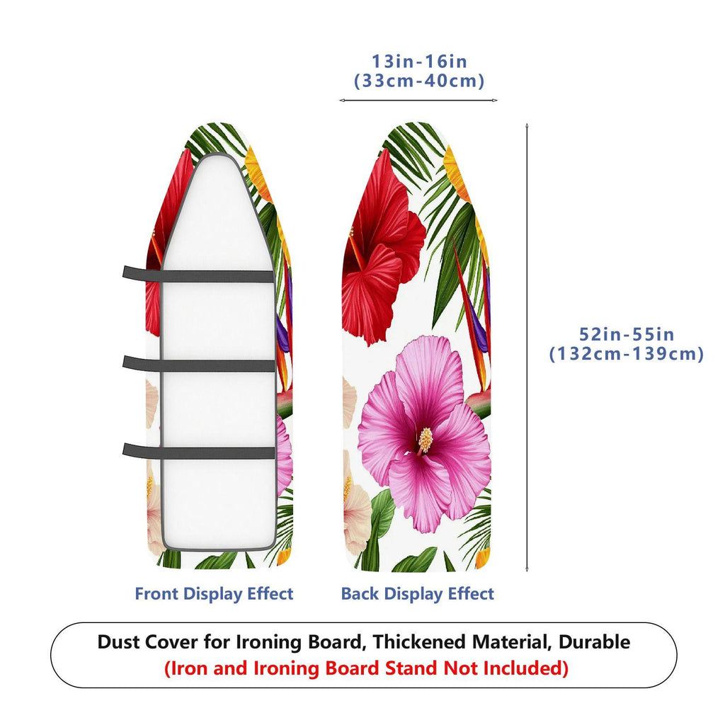 1-Piece Tropical Floral Exotic  Ironing Board Cover, Universal Size, Without Board