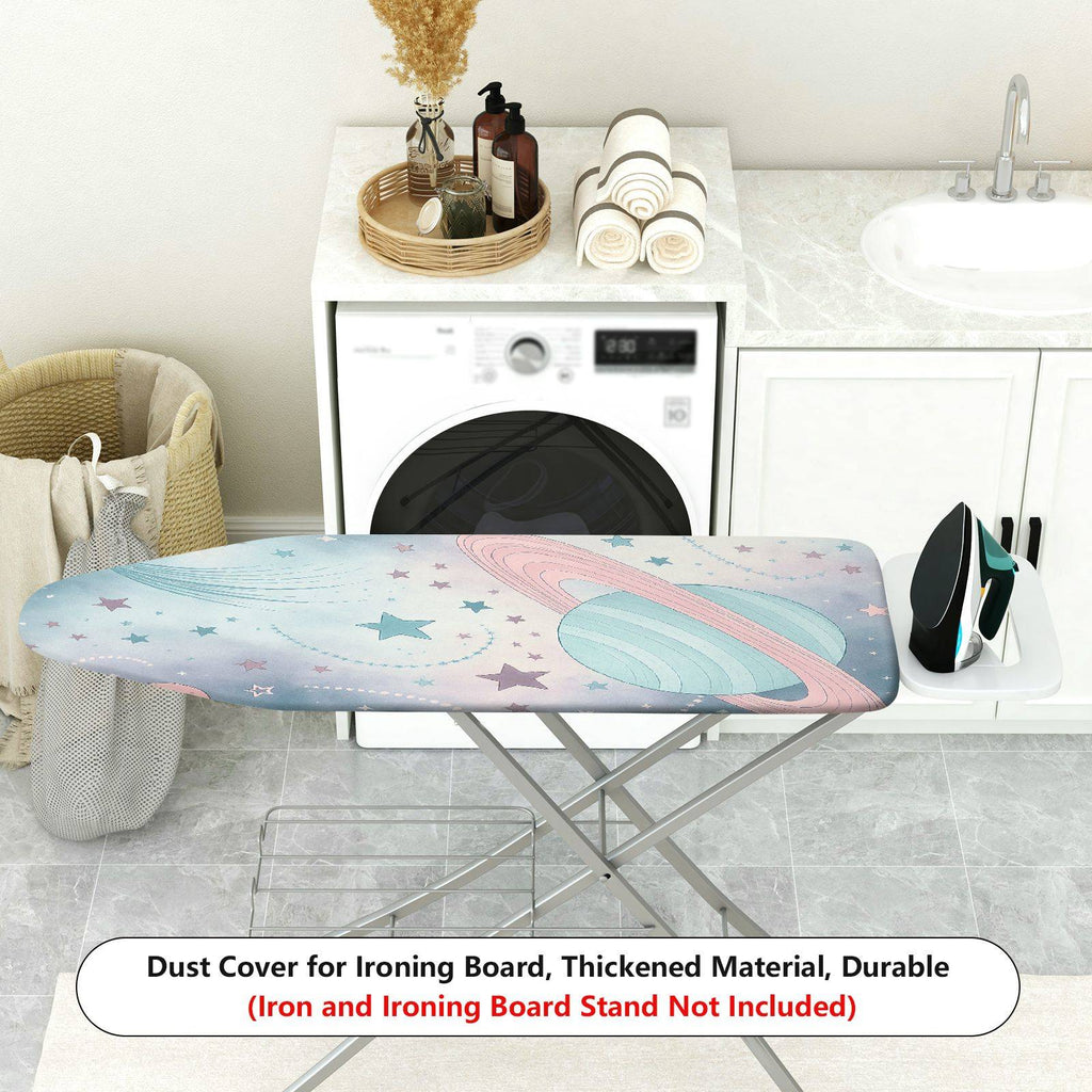 1-Piece Starry Galaxy Planet  Ironing Board Cover, Universal Size, Without Board